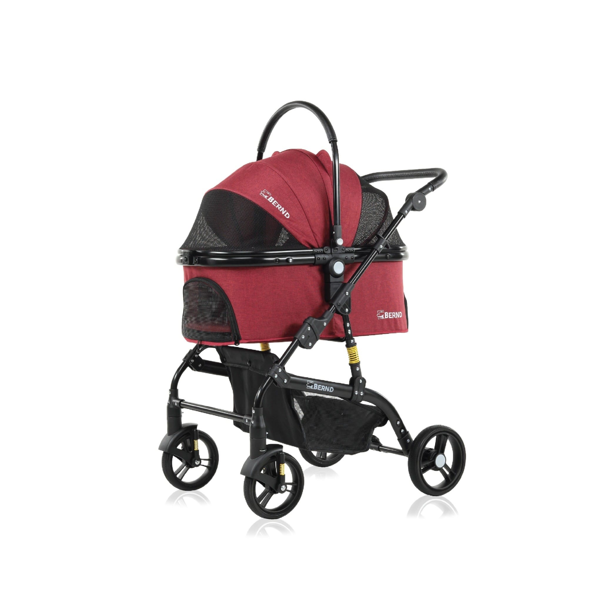 รถเข็นสำหรับสัตว์เลี้ยง 3 IN1 BERND รุ่น LUNA PET - BURGUNDY RED (LIMITED)_0